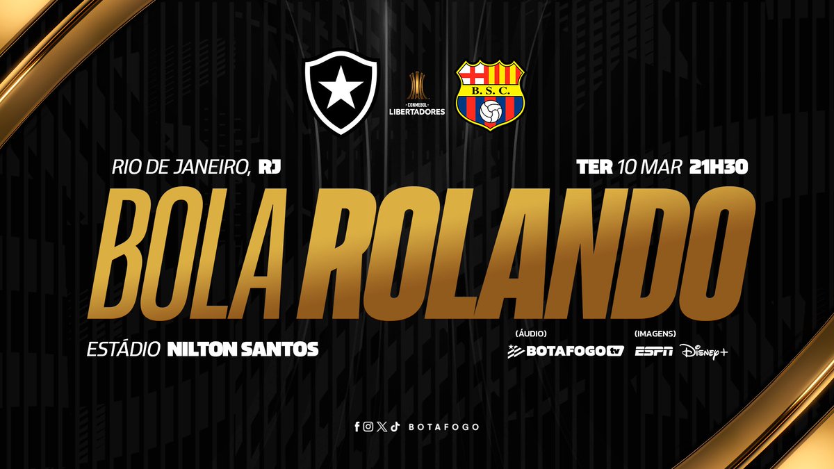 Botafogo's tweet photo. COMEEEEEEEEEEEEÇA A DECISÃO NO NILTON SANTOS!
#BOTxBSC | 0-0 | #VamosBOTAFOGO
🎙️ Botafogo TV: https://t.co/CEUqJ6E7bJ https://t.co/pX6VX0N3qp