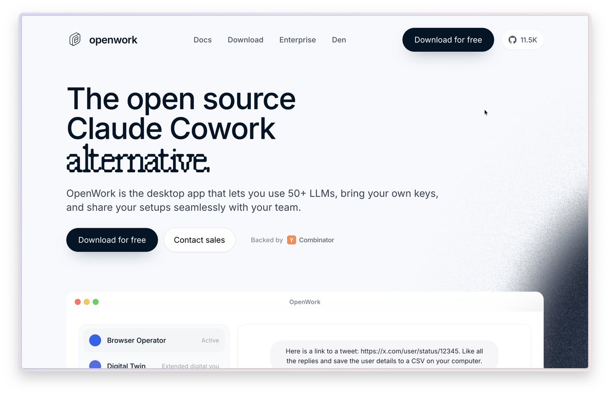Benjamin Shafii | OpenWork (YC P26) tweet media
