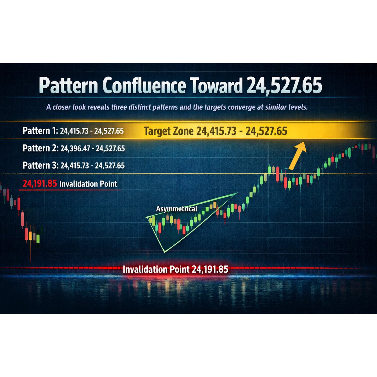 Pattern Confluence Toward 24,527.65 Invalidation point - 24,191.85 # ...