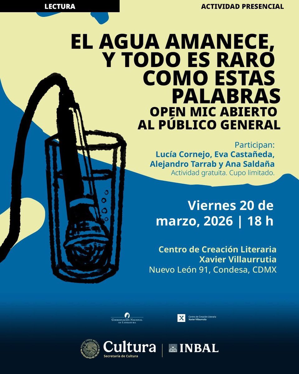 Centro de Creación Literaria Xavier Villaurrutia tweet media