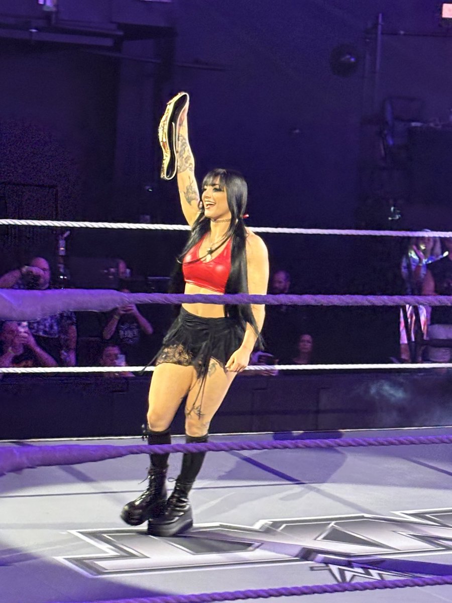ZachFuhrman's tweet photo. Our glorious and most teehee NXT Women’s North American Champion!!!
#WWENXT #TatumTuesday #NXTeehee #PaxPack https://t.co/bUIpCnhs79