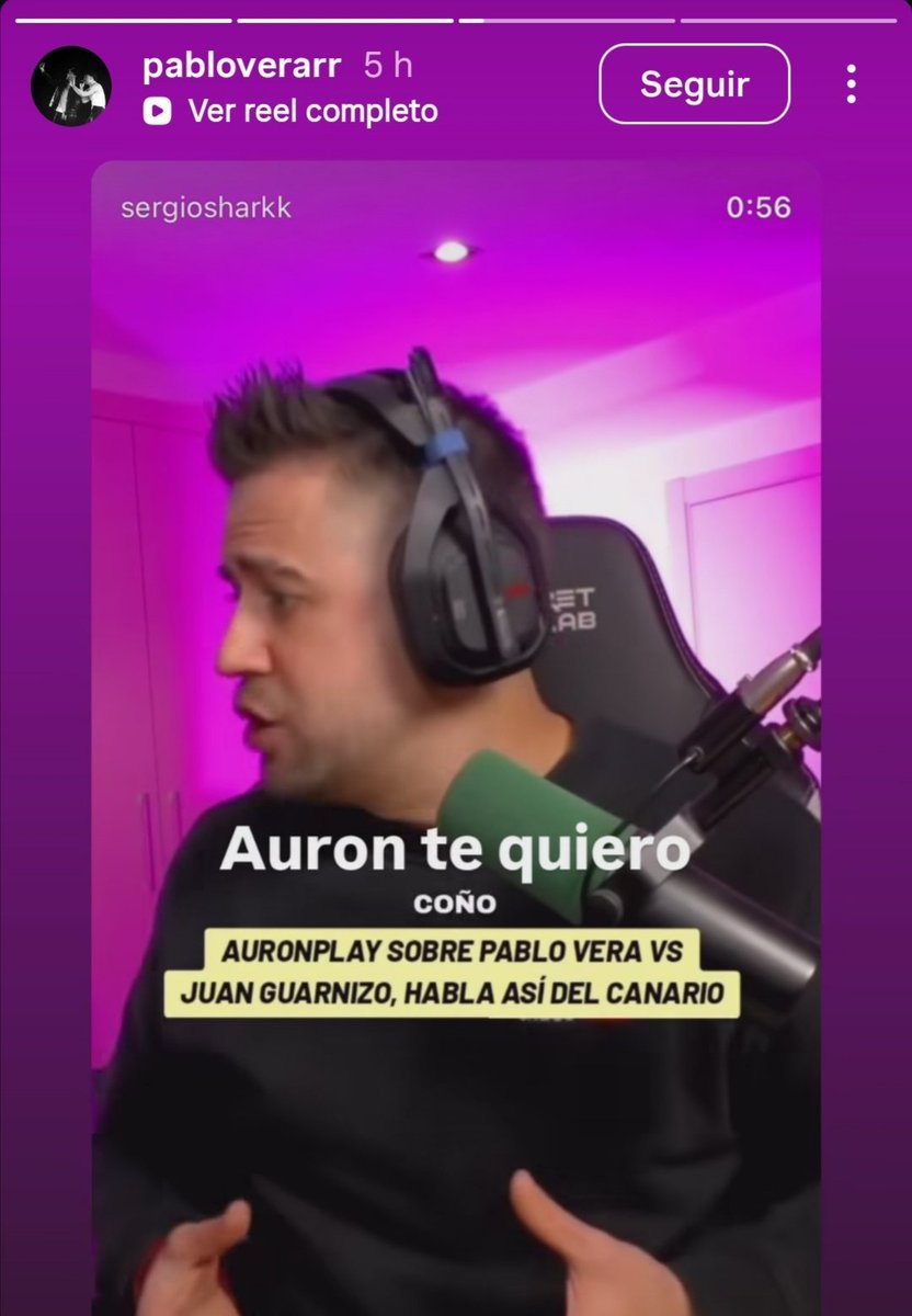 Auron: "quién coño es Pablo de Canarias que se iba a pegar con Juan?" 

randoms de tiktok: "que falta de respeto" "y quién es Auronplay?" "y quién es Juan Guarnizo?" "eso es clasismo" "se ha pasado" 😭

el putisimo Pablo de Canarias: