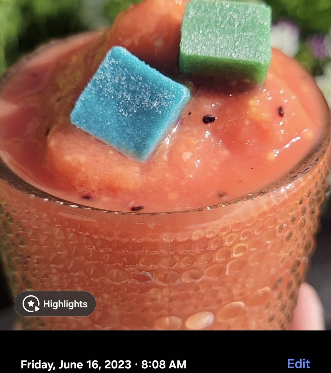 Yall made me go dig. I use to put cubes in the smoothies in the summer time. &amp; <a href="/roseOVERhoes/">Rosie Cheeks</a> use to dice them up and put them in her smoothies. 8am gooner roll calls hit different 🤣