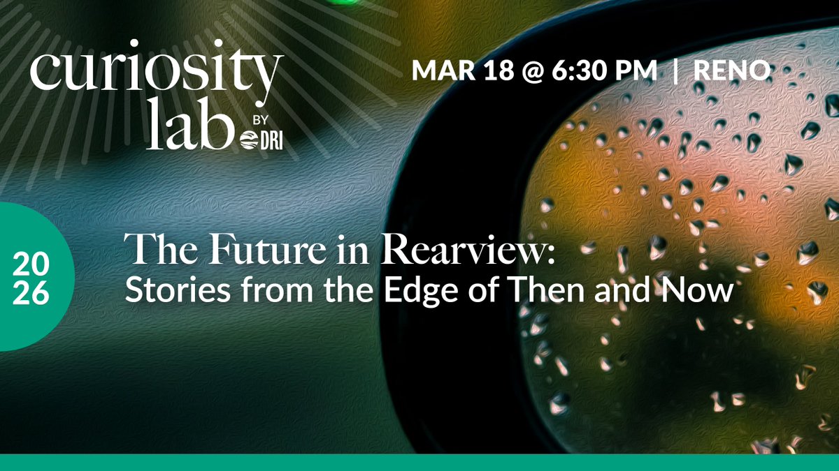 NSHE's tweet photo. Join @driscience for their #CuriosityLab happening March 18 at 6:30pm. From data center water demands to groundwater science &amp; creativity in STEM — stories that shape Nevada’s water future &amp; spotlight the future of Nevada education.
🎟️ https://t.co/ZwDCX8rbaa https://t.co/tD7gjMNTJw