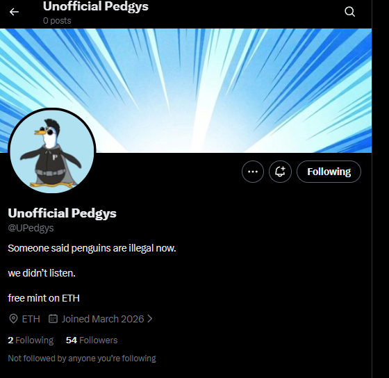 royce87134115's tweet photo. Hello everyone
Follow their offical account @UPedgys
 and join
Discord : https://t.co/7Ju8bT9a4f

• 4,444 Supply 
• FREE Mint on ETH https://t.co/opH8SEKHIC
