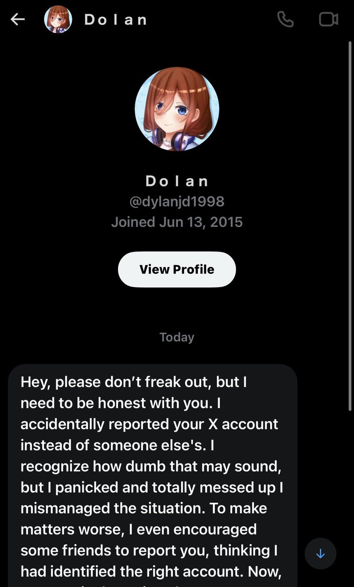 MyNameDolan98's tweet photo. My old account that's been hacked, @dylanjd1998 , is sending out spam messages to the people I followed on there. Don't fall for them. @MyNameDolan98 is my back up account. https://t.co/E7A4YNTDpL