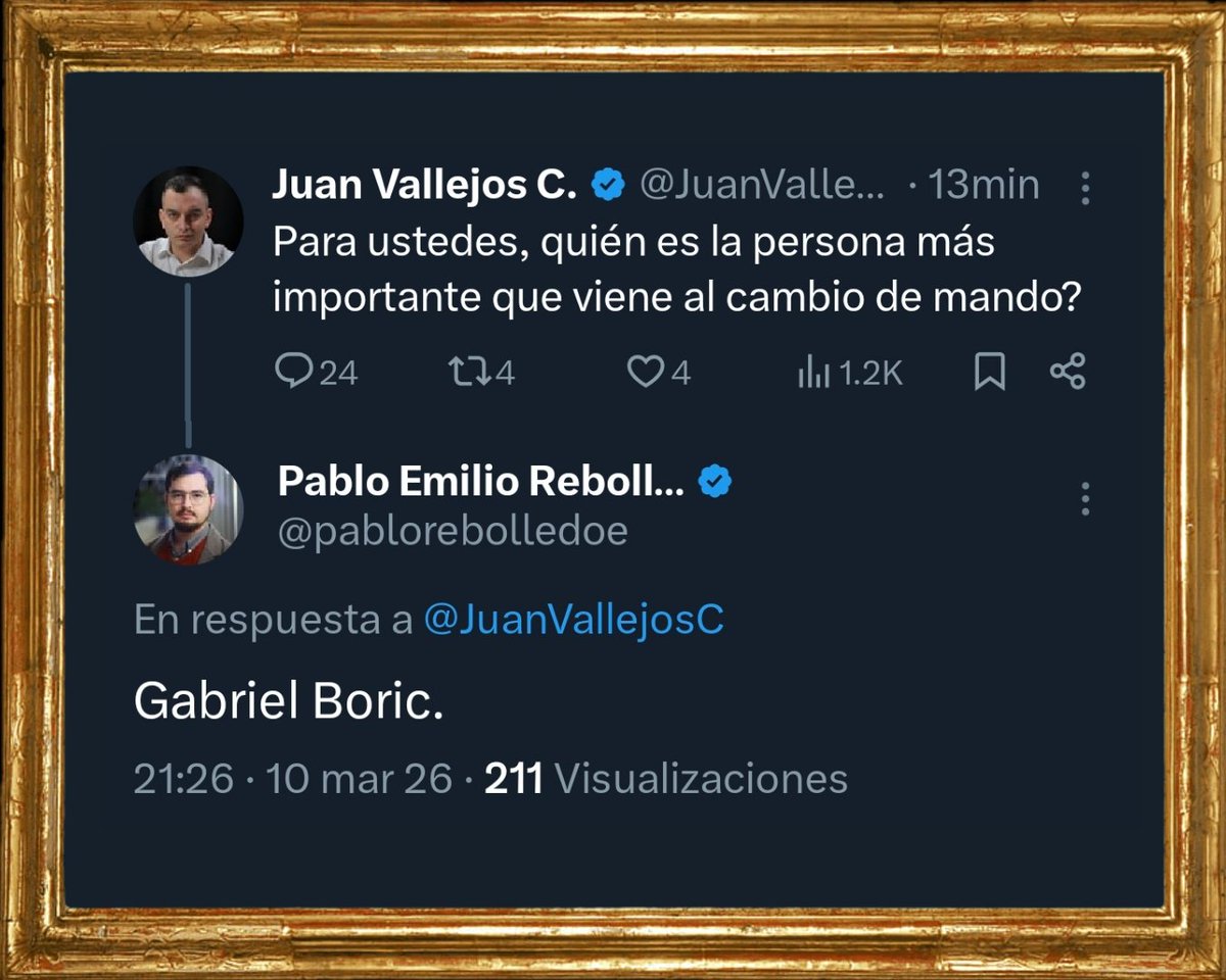 🖼️«Un cambio de mando "austero"»
Óleo sobre tela, marzo 2026.