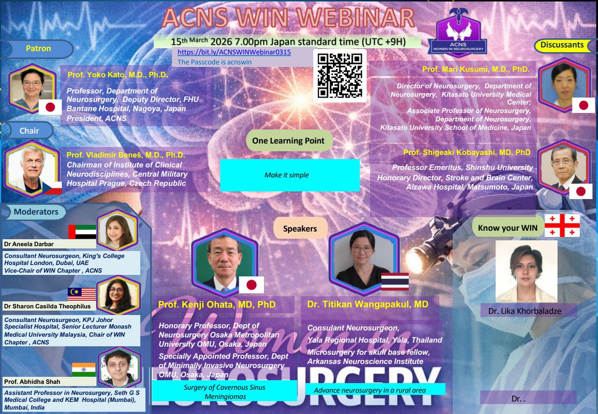 ACNS (Asian Congress of Neurological Surgeons) tweet media
