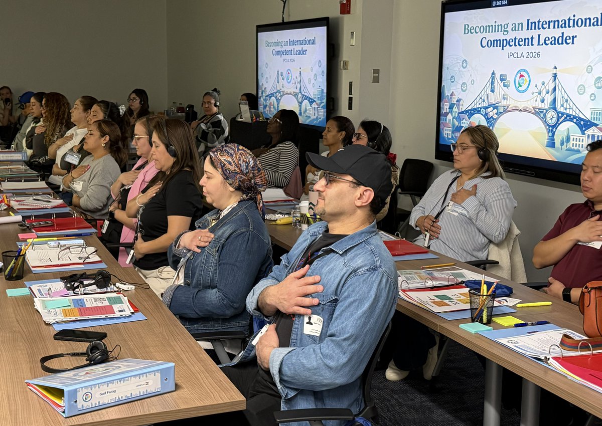 SFPartnersAACPS's tweet photo. 🎉 Session 4 of the 11th IPCLA: International families ready to engage with their communities in their languages, break down barriers, and support our diverse AACPS families. 💙🌎 #IPCLA #BuildingLeaders #CommunityEngagement #AACPS #BelongGrowSucceed @AACountySchools https://t.co/yCpszLF65w