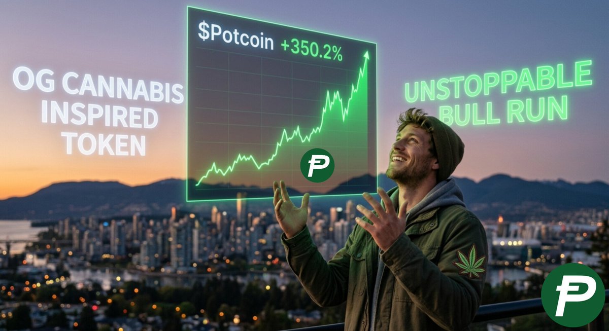 I_am_MrMoon's tweet photo. You can try to copy the vibe, but you can’t copy the history.

$Potcoin is the undisputed OG cannabis token and the chart is proving it right now.
​Sit back, light up, and watch the moon mission.
​
CA: PotzPaFGzK3cbu1u3g5HtoZbyTUkyhka8T2aBy8LMEq

@PotCoin @MotaCoin_ https://t.co/jsYJ7T6kX9
