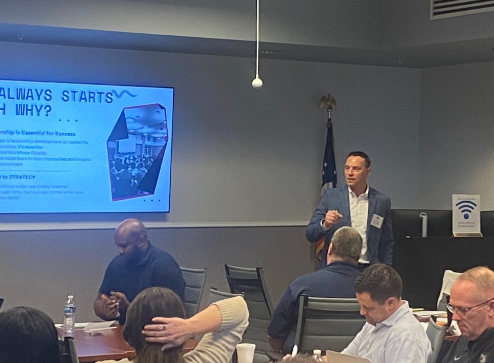 indianhillEC's tweet photo. An honor & a privilege to present at today's BASA Emerging Leaders Conference. Inspiring to learn alongside dedicated educators who are investing in themselves to become the most effective leaders for others they can be! #servantleadership #LeadNow #IHPromise @IHSchools https://t.co/T3ZkKJK0NV
