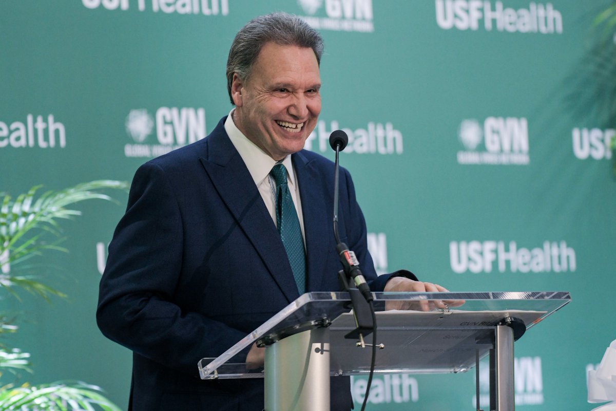 USF_Pres's tweet photo. I left this ribbon cutting for the Global Virus Network inspired. Viruses do not respect borders, and the challenges they present require collaboration that spans institutions, disciplines and nations. The GVN is a worldwide community of scientists working together to advance discovery, strengthen preparedness and protect public health. We are proud that the GVN has chosen @USouthFlorida as the home of its international headquarters. @USFHealth