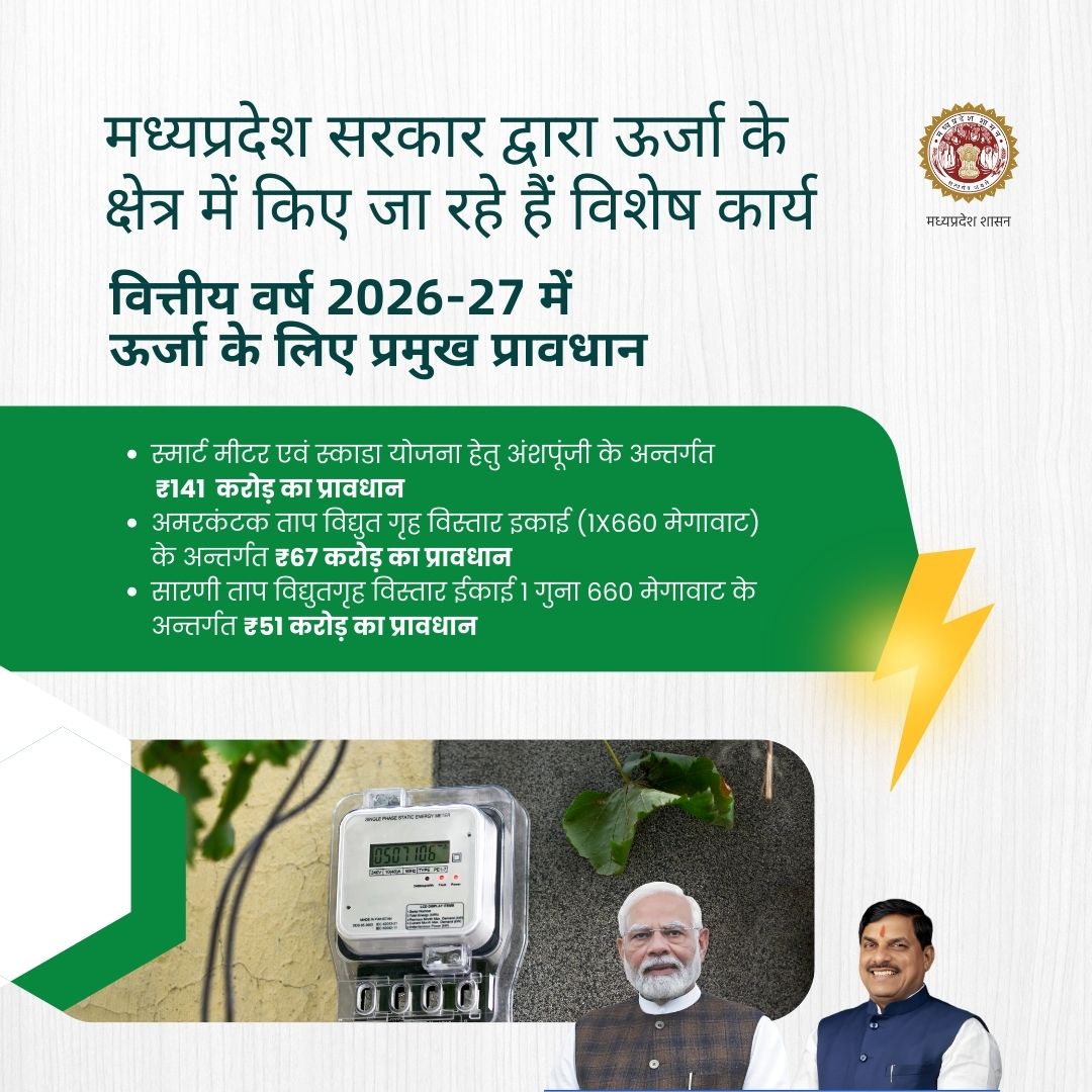 Finance Department, MP tweet media