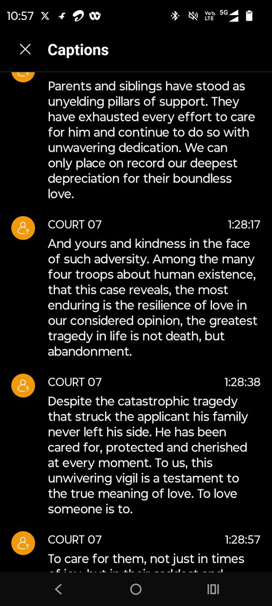 sone_do_mujhe's tweet photo. Wow. This is how J. Pardiwala concluded his part.

Just read this. 

I wasnt watching. Could only hear as I was traveling. But could feel he broke down at the end.

Pls read. 

Got a new definition/aspect of Love, today.

/1 https://t.co/Ej0sIC0zUe