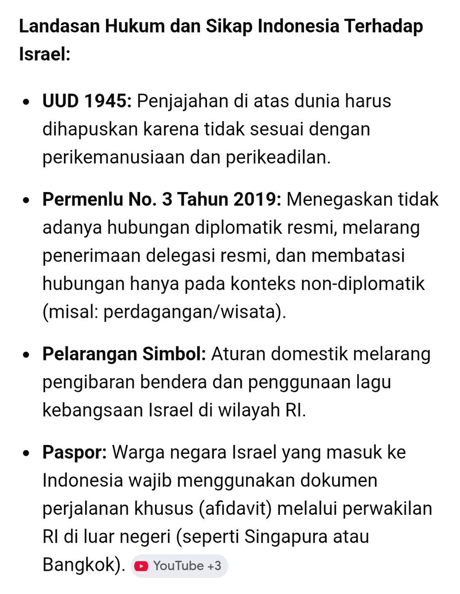 Abu Jahal mengatakan, orang Indonesia yang menganggap Israel menjajah Palestina adalah orang yang tidak paham sejarah dan jadi korban propaganda Syi'ah.

Berarti Soekarno, Soeharto, Gus Dur, Megawati, SBY, Jokowi dan Prabowo dan banyak tokoh bangsa tidak paham sejarah dan jadi