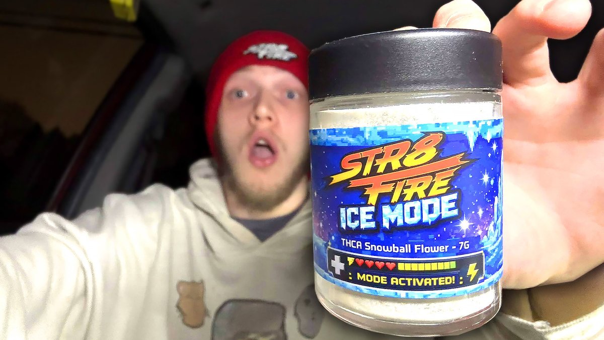 ITSOKTODIEtv's tweet photo. Good morning homies! Happy Saturday! How’s everyone’s day going so far? I’m about to make it a banger with this super dope review me & the homie @Rexin47 cooked up😱😎✅🎥🔥⛽️

Title - STR8FIRE Ice Mode SnowBalls flower Review! Better then normal flower? The gamer pack👾

Today I’m reviewing @Str8fire_shop Ice Mode Snowballs flower & she’s a 8/10 chalk pack! Very dusty snowy nugs cover in THCA powder, under this powder is super beautiful fresh looking minty green nugs with orange hairs & lots of shiny Trichcones😍 Flower has a super easy going gasy earthly smell!
Flower is soft & broke apart very easy! Grinded down in fat bud chucks cover with the powder! This powder was very unpleasant felt like chalk & got everywhere! Packed up perfectly, hit smooth with a harsh hard smack! Taste was a plan gasy flavor. The effects honestly the best part about this flower instantly smacks the body with a warm, relaxing, munchie filled, and pain relieving body effects! Then smack the head with happy, talkative, focused, motivated & relaxing head effects😶‍🌫️ Honestly the perfect effect combo🥊 Honestly wouldn’t recommend this flower it’s good but definitely for someone looking for a more unique exquisite sesh‼️✅⛽️

Thank you so much the homies at STR8FIRE for the amazing goodies & love, show the homies hella love fam🥹🤗💚 Thank y’all for watching the presentation & supporting me in anyway! I appreciate y’all🤗💚 I hope everyone enjoyed & had a super amazing beautiful day! I’ll see y’all on the next sesh! Let me know you through on snowball flower!🤔 I love y’all stay toasty asf💚🍀