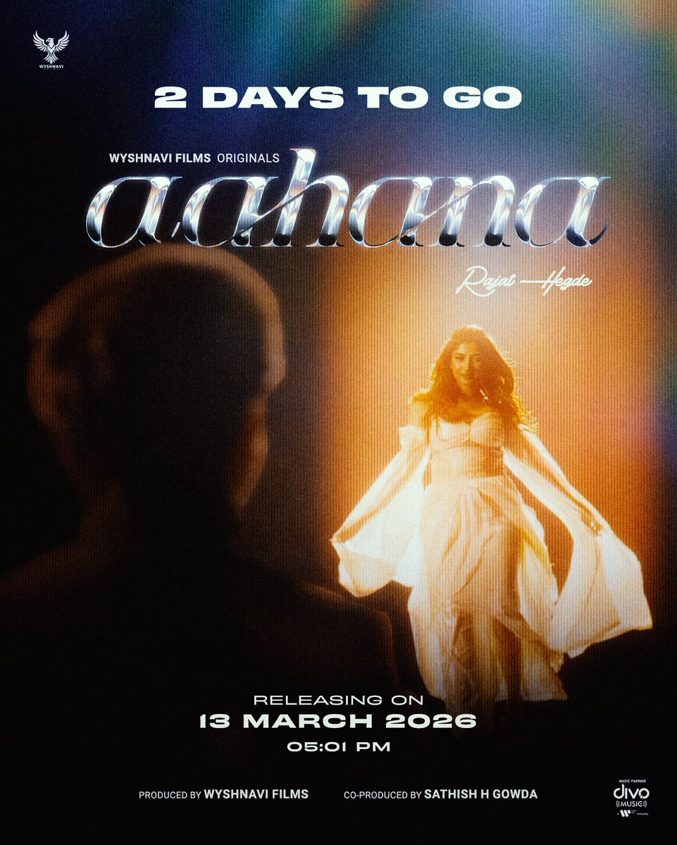 WyshnaviFilms's tweet photo. Teaser drops today at 5:01 PM.
Just 2 days to go.
Aahana will be all yours. 🎧✨ https://t.co/vqdXTUAQPL