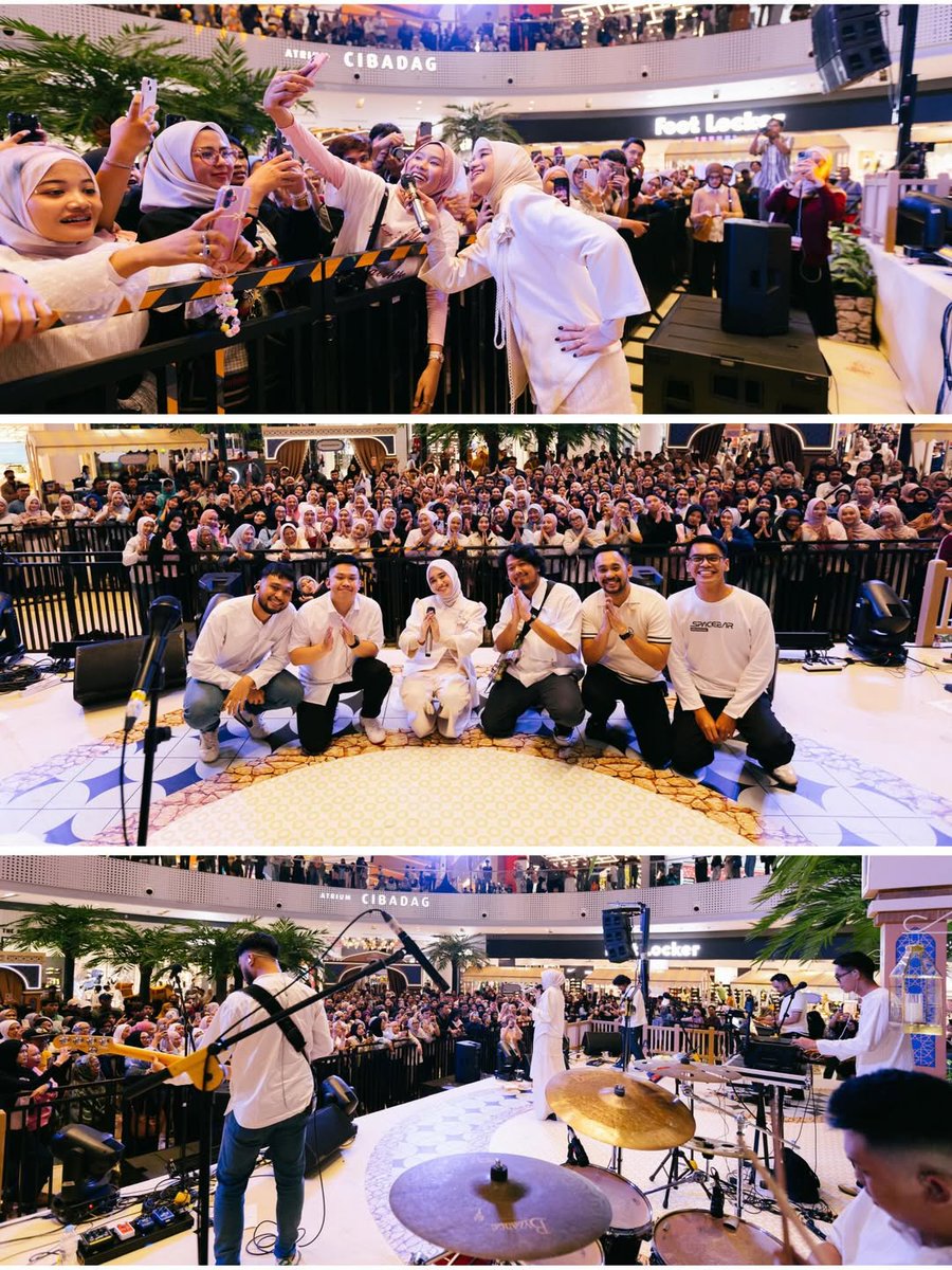 Documentation of Nabila Taqiyyah’s performance at The Harmony of Ramadhan event held at Summarecon Mall Bandung, March 7, 2026.

#nabilataqiyyah