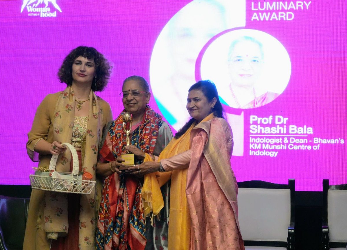 Dr. Shashibala, Dean, Centre of Indology tweet media