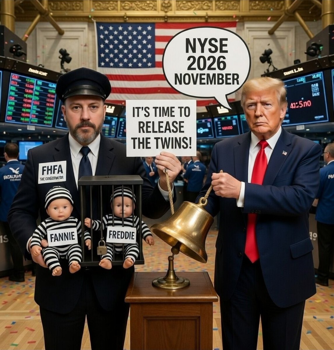 #fnma <a href="/SecScottBessent/">Treasury Secretary Scott Bessent</a> <a href="/SecretaryTurner/">Scott Turner</a> <a href="/howardlutnick/">Howard Lutnick</a> <a href="/BillAckman/">Bill Ackman</a> 

👋Can we get Obama jail over with? Please make baby boomers, millennials, &amp; gen Z square. Interest rates are exactly where they were before COVID. If people can't make a mortgage payment now, it's due to wage