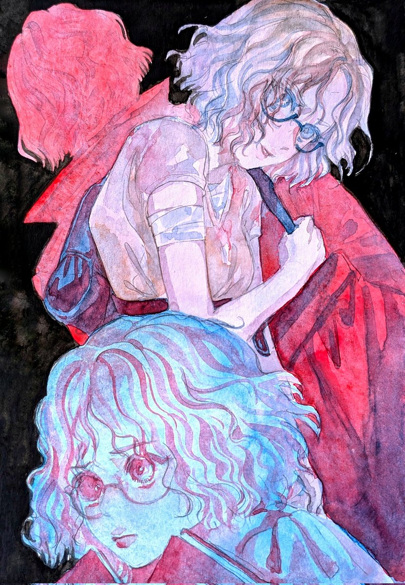 To be honest, I'm embarrassed to post anything because I rarely publish my art work anywhere 😳

#residentevil9 #RE9 #watercolor