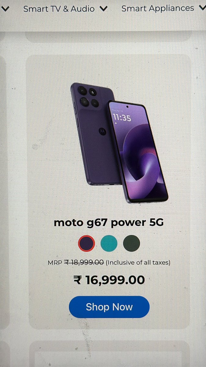 rovingcouple's tweet photo. We value brand trust but @motorolaindia sold a Nov 2025 unit for a March 2026 direct order (ID: 1615563187590-01). 🛑

@YuanqingYang @PrashanthMani10 Selling old stock as new is an “Unfair Trade Practice” u/s 2(47) of CPA 2019. 

@nch1915 @jagograhakjago @consaff @PMOIndia https://t.co/NbPz5Rd78z