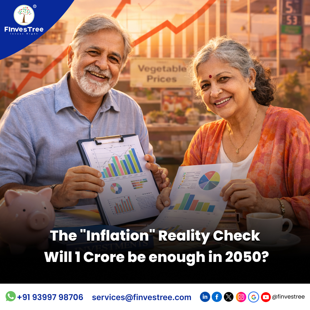 finvestree's tweet image. Will ₹1 Crore be enough in 2050?

Inflation can quietly shrink your retirement dreams.
Beat inflation with smart SIPs, planning for rising medical &amp;amp; lifestyle costs, and protecting your purchasing power.

Plan the real future with Finvestree.

DM “PLAN” to start.
#FInvesTree