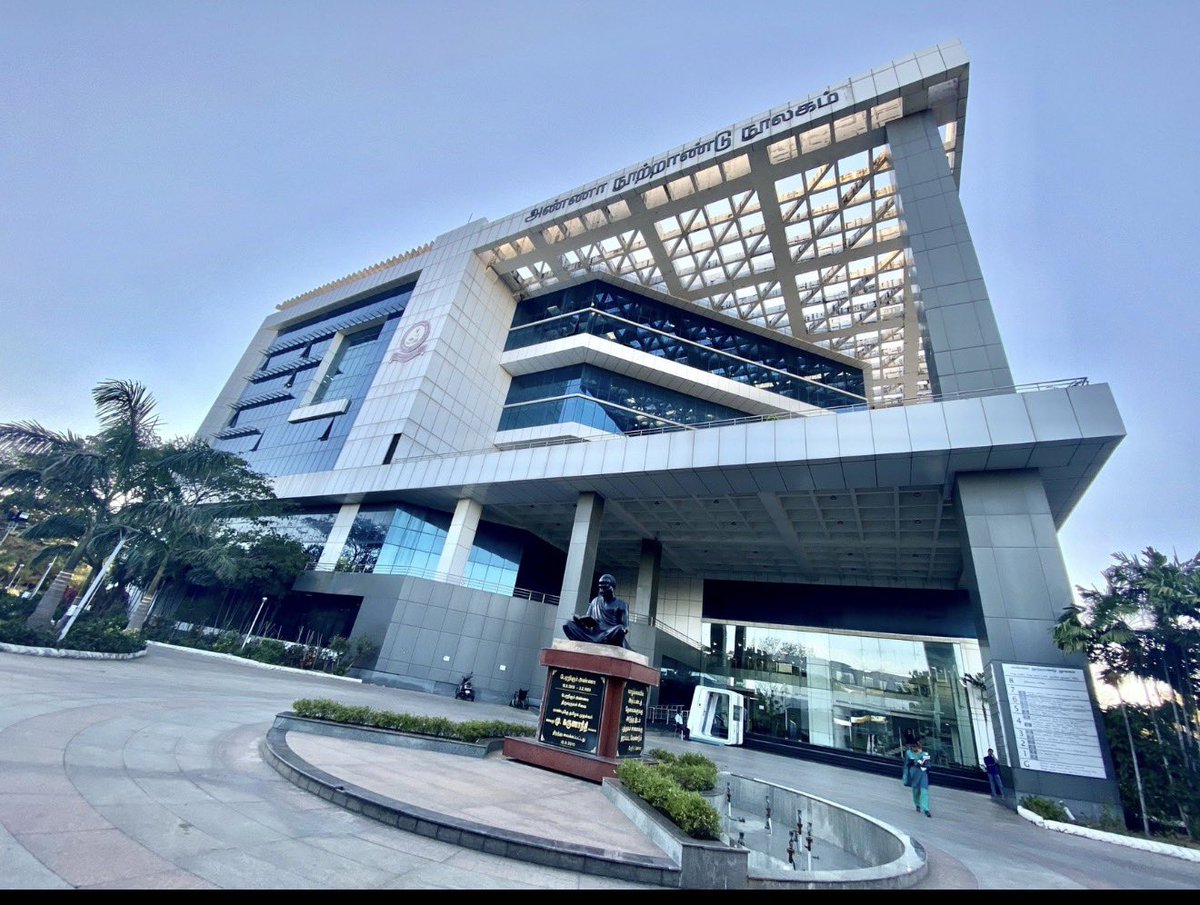 Anna Library Section The Anna Centenary Library is one of the largest and most modern ...