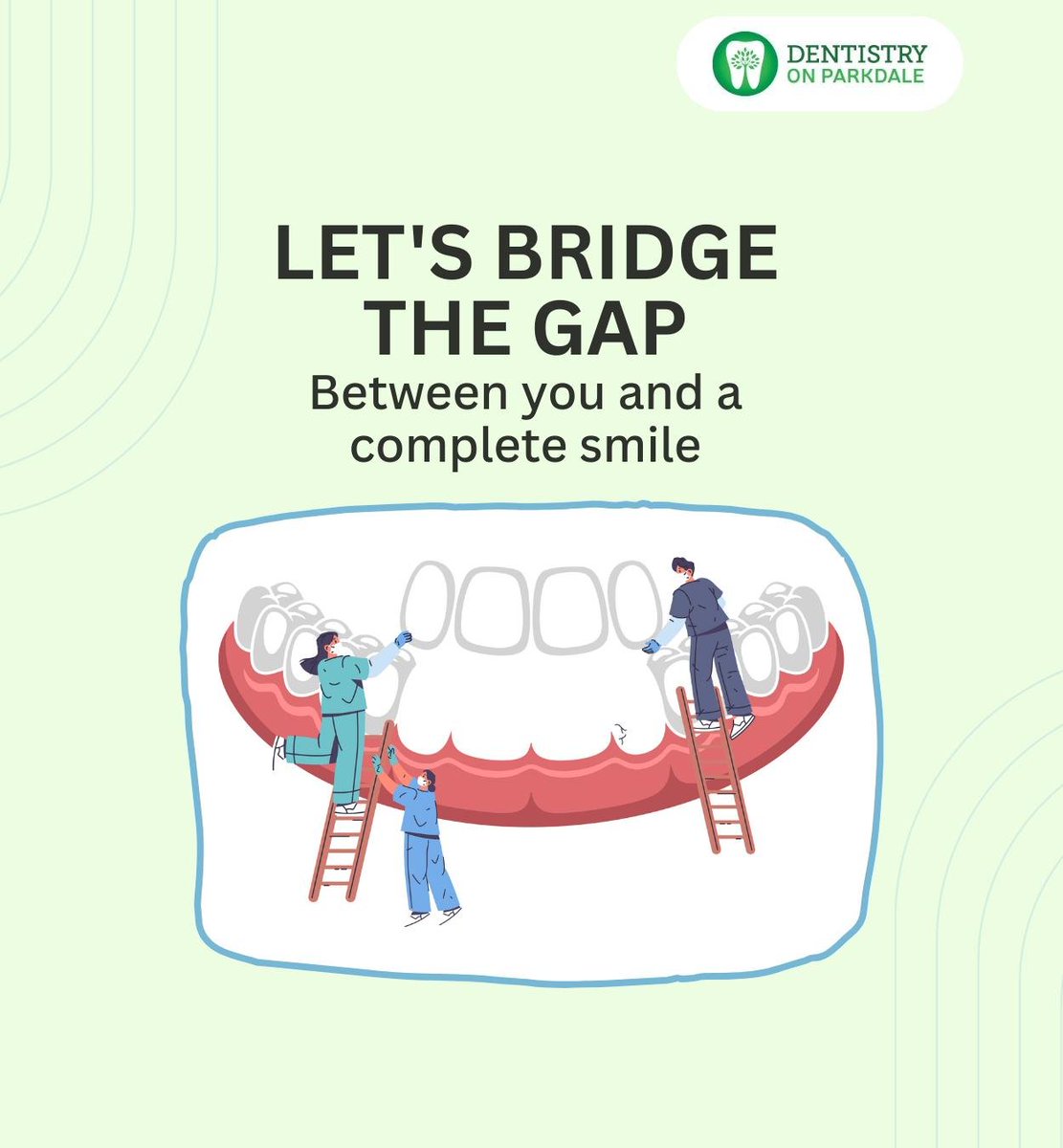 Missing teeth? A dental bridge can help bridge the gap in your smile. Several types of bridges are available to help restore your smile and enhance your oral health.
.
.
.
dentistryonparkdale.com
.
.
.
#dentalbridge #bridgethegap #missingteeth #hamilton #ON #dentistryonparkdale