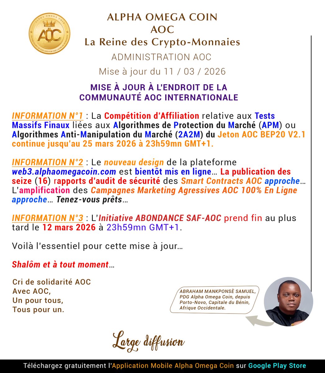 Alpha Omega Coin tweet media