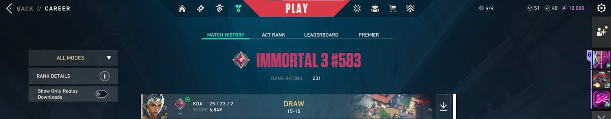 EU VOLTEI PRO IMORTAL 3 COM UM EMPATE KKKKKKKKKKKKKKKKKKKKKKKKK