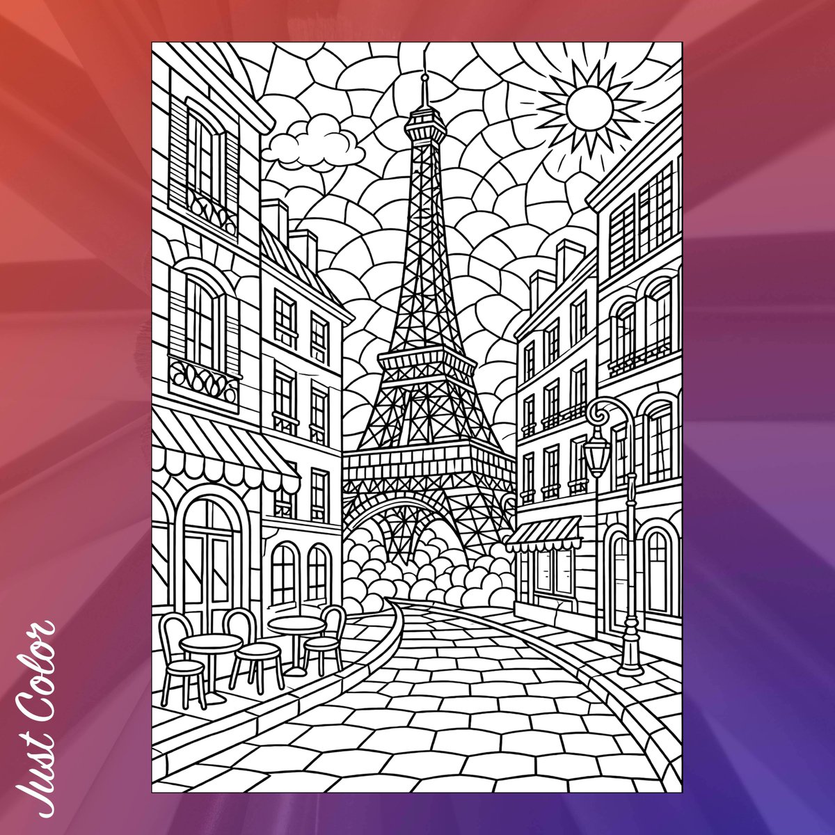 JustColorNet's tweet photo. This popular coloring page captures a charming stroll through the sunny streets of Paris. Imagine the warmth and iconic architecture.

Get it here: https://t.co/fXp4U1V8HM

#ColoringPage #AdultColoring #Paris #ArtTherapy #Mindfulness #JustColor https://t.co/5spt9IEfax