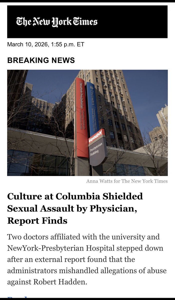Corruptbastards's tweet photo. The lame irony of @nytimes reporting on a ‘culture that shields against sexual assault’ while publishing •nothing• about new child sexual assault by Trump info in the #EpsteinFiles #Sad #NYT #JournalismDies #SeriouslyHowDoYouWorkThere https://t.co/LErOCaDksh