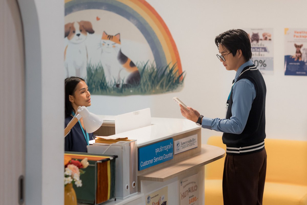 สวัสดีฮับ! ผมหมอปั๊กน้องพี่หมอปอม ยินดีที่ได้ยู้จักน้าฮับอุนทาสส🤓✨

[PHOTO BEHIND THE SCENES]
#CatForCashEP8 🐈🐾
<a href="/winny_thanawin/">ผู้บ่าวเสื้อปุ๋ย</a>