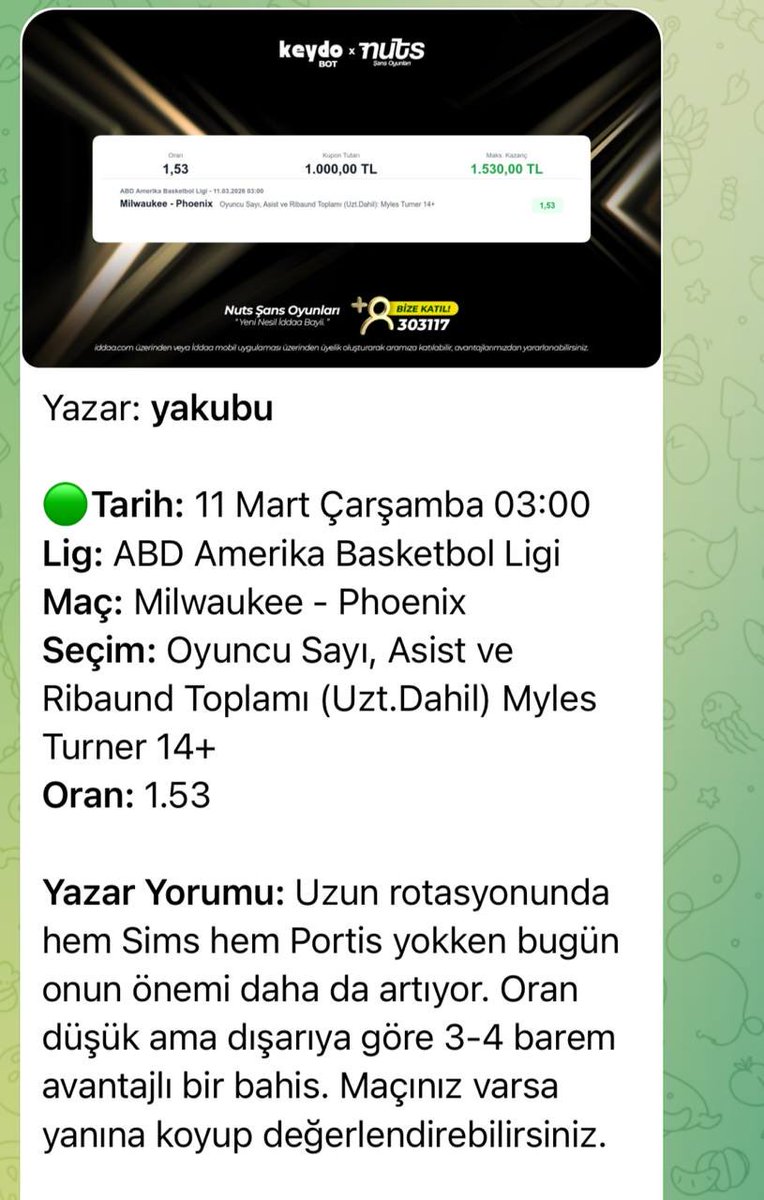 Nuts Şans Oyunları tweet media