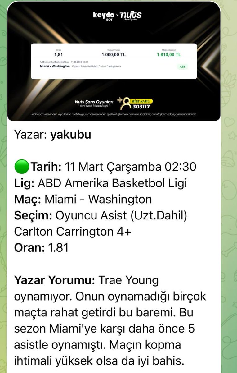 Nuts Şans Oyunları tweet media