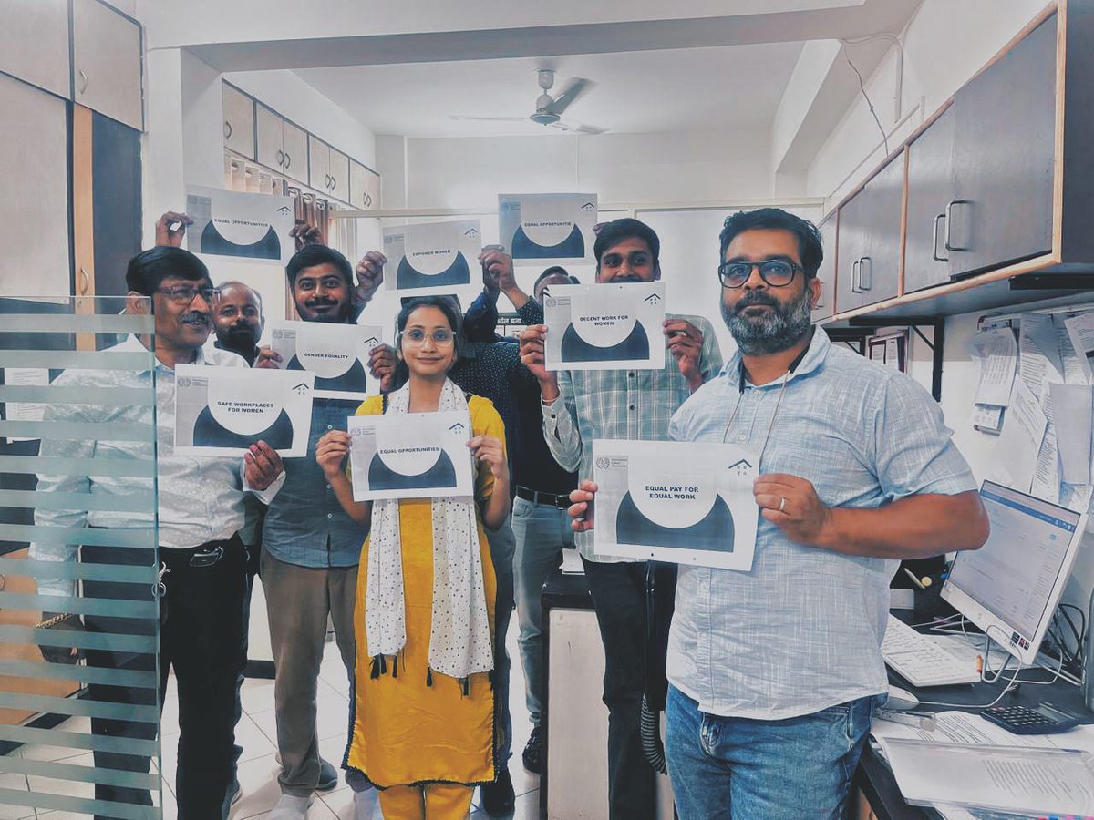 ILONewDelhi's tweet photo. This #IWD2026, we ask: What does non-discrimination at work look like to you? Together with @of_citi48204, Action for Social Advancement (ASA), and Samarthan, we stand for: Rights. Justice. Action. For ALL Women and Girls. #NonDiscrimination #C111 #GenderEquality https://t.co/tme1C8gRkn