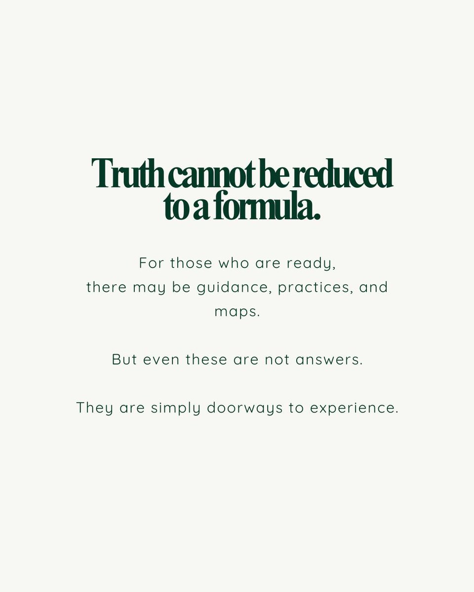 1IreneDaniel's tweet image. What If Life Cannot Be Explained?

Life cannot be reduced to definitions.
Its deepest truths are discovered through awareness, embodiment, and experience.

#ConsciousLiving
#EmbodiedWisdom ✨