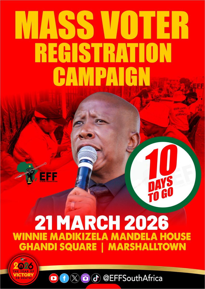 Economic Freedom Fighters tweet media