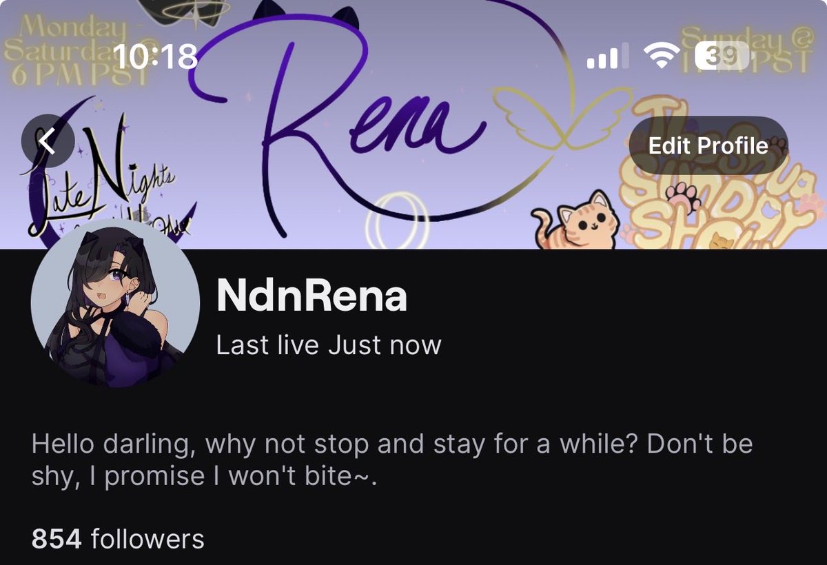 Rena 🐈‍⬛💜🪽Elysian PNGTuber tweet media