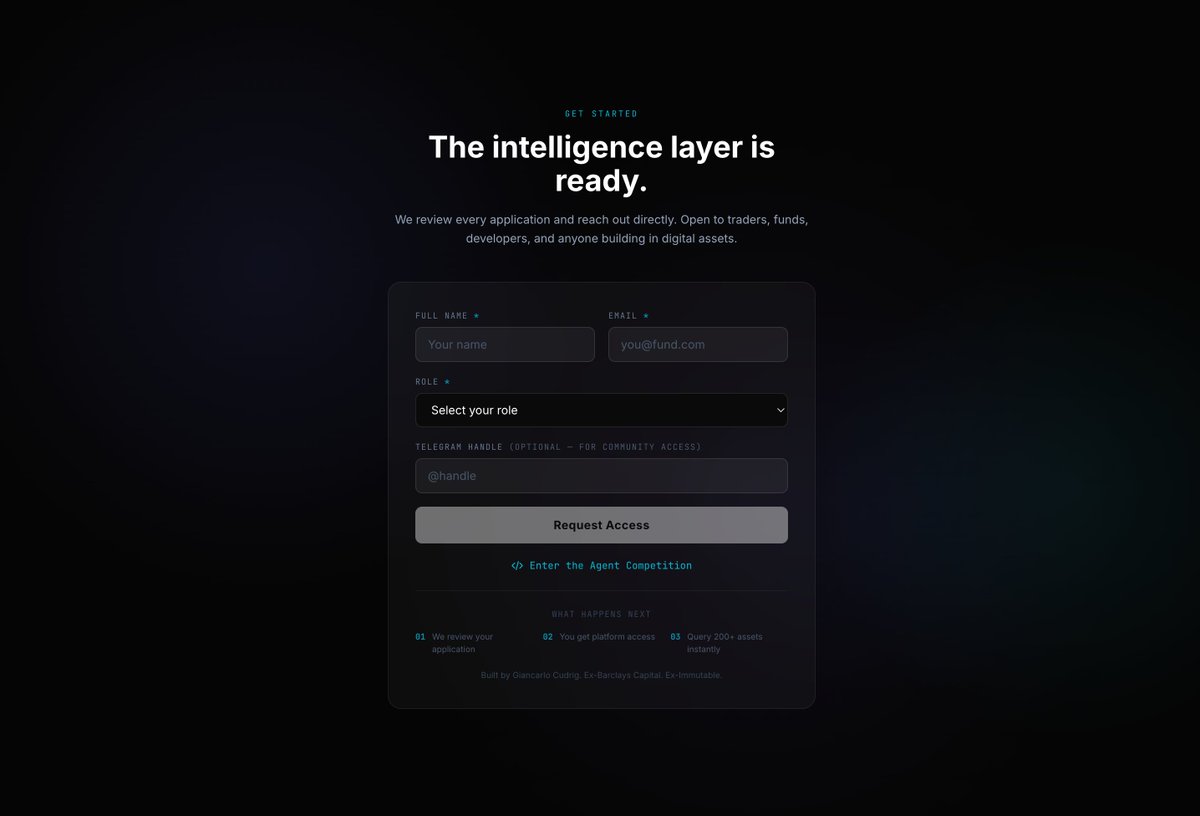 cryptyx_ai's tweet photo. We track 376 metrics across 200+ assets.  

But the strongest signal this week was not in the data — it was 7 community groups independently asking the same question: "When can I get access?"  

Early access opening soon. 

Register at https://t.co/x1m9NXhWaS. https://t.co/m56s5kLq1h