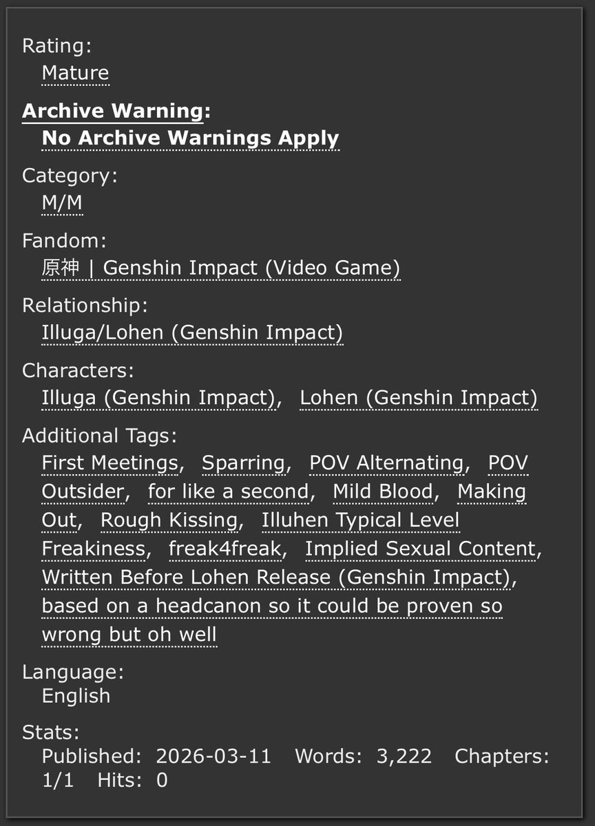 ColorMarked's tweet image. ~Touch Me (More)~

Words: 3222

🪶#illuhen one-shot🗡️

archiveofourown.org/works/81010216 #illuga #lohen