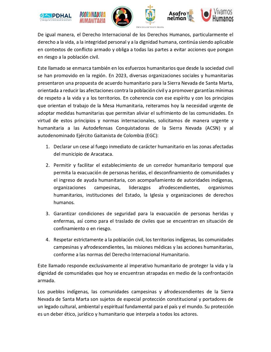 PDHAL Sierra Nevada de Santa Marta tweet media