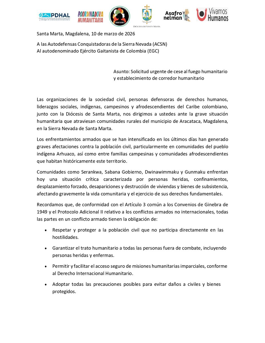 PDHAL Sierra Nevada de Santa Marta tweet media