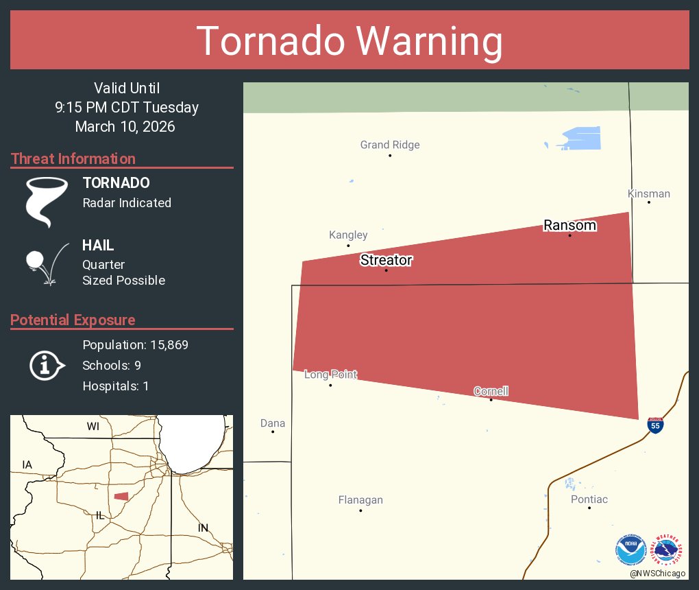 NWS Tornado tweet media