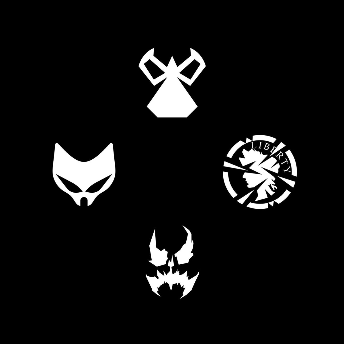 bane — catwoman — two-face — scarecrow