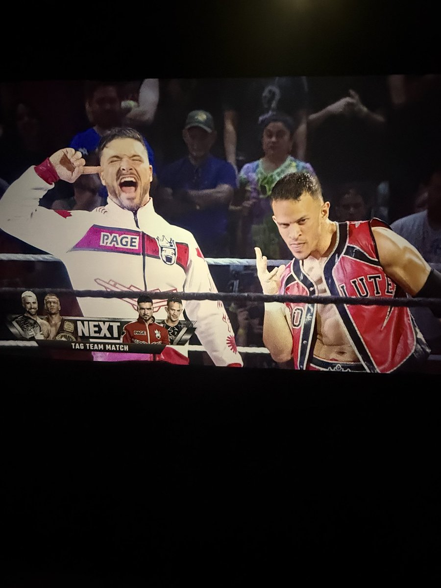 Yay Its main event time tag team match Ethan and Ricky vs Champ Myles ...