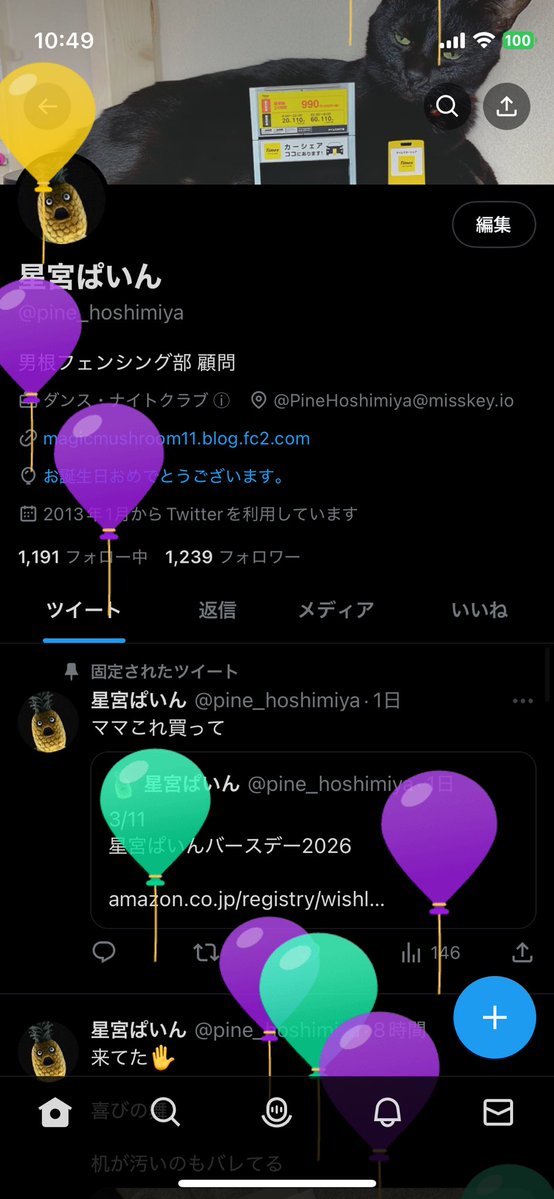 星宮ぱいん tweet media