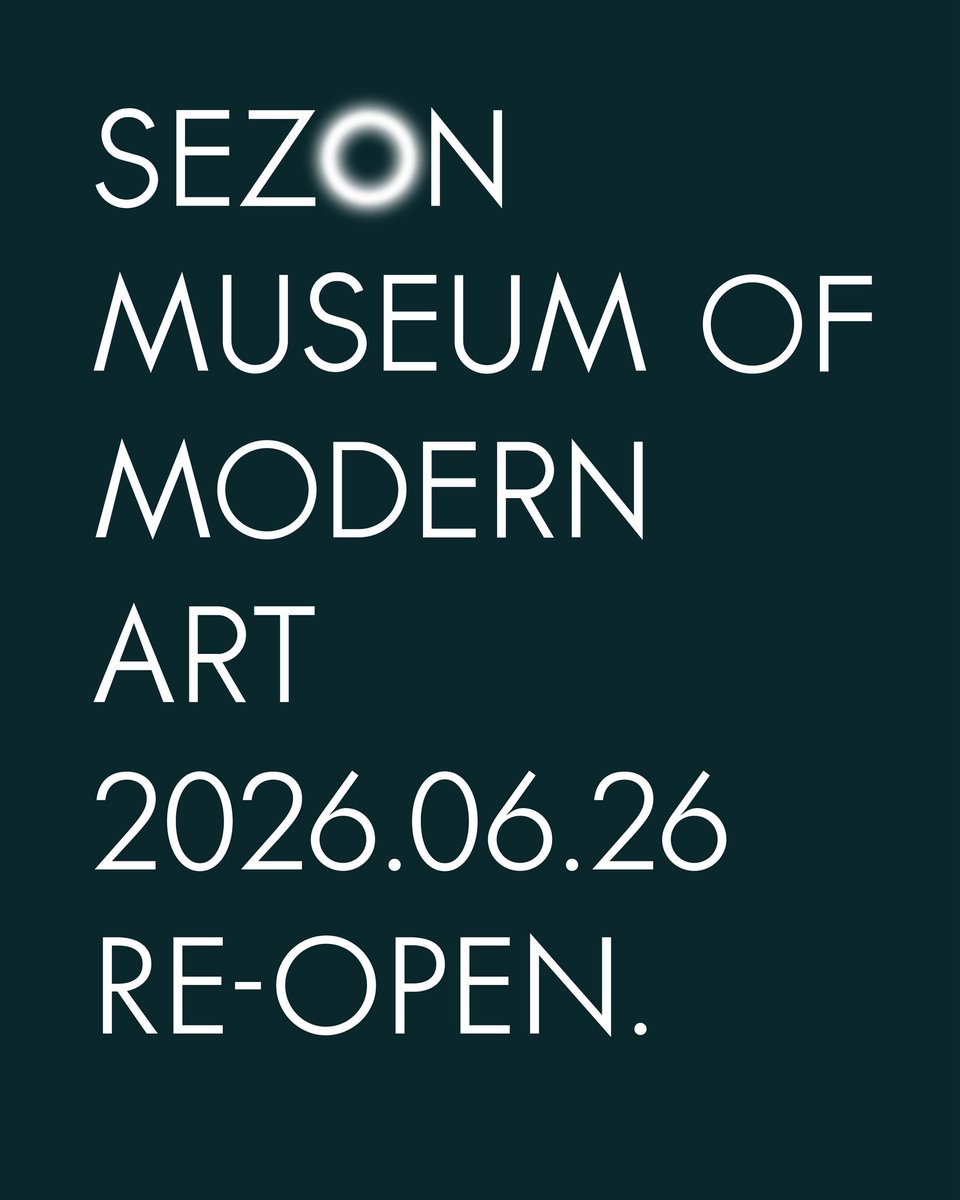 sezonmuseum's tweet photo. セゾン現代美術館ー再始動
RE-OPEN
2026.06.26

#セゾン現代美術館#sezonmuseumofmodernart#アート#art#軽井沢 https://t.co/l7wu8rqliH