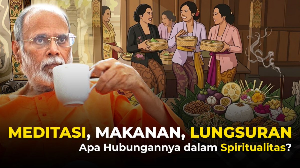 #Meditasi, #Makanan, dan #Prasadam (#Lungsuran): 
Apa Hubungannya dalam #Spiritualitas?

youtu.be/stOv28_kAL8

Dengarkan #Guruji #AnandKrishna.

 #MakananBerkah